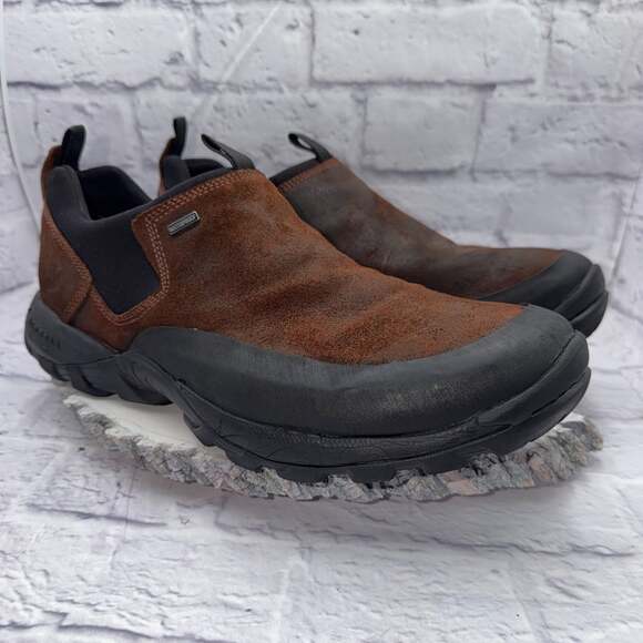 Merrell Coldpack 3 Thermo Moc Men’s Slip‑On Shoes Brown Waterproof Size 15 main image 11